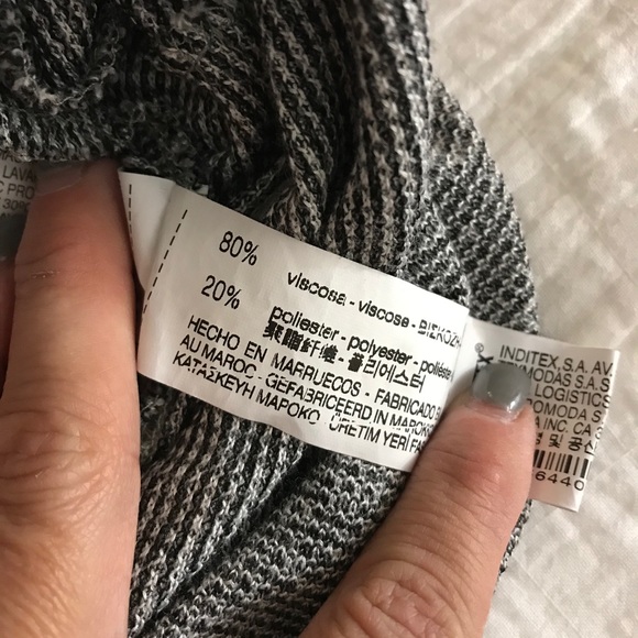 Zara gray ultra soft lounge wide leg jumpsuit SM - Picture 7 of 7